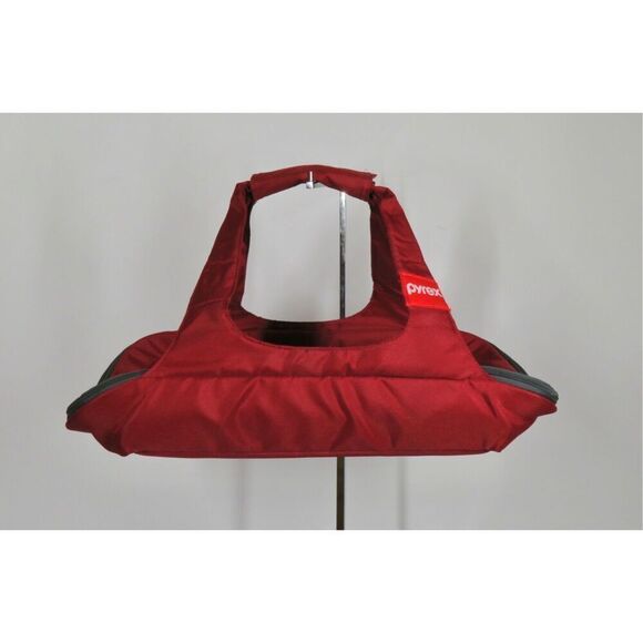 Vintage Pyrex Portables Red Casserole Dish Travel Bag Ice Heating Pack Included - Picture 2 of 7